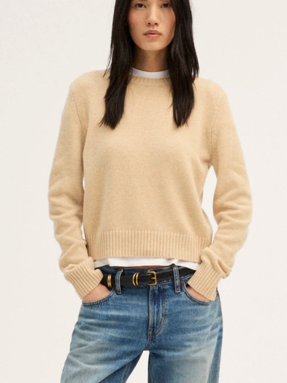 Madewell The Mila Sweater in 100% SoftWool